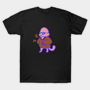 Brown Jacket Monkey! T-Shirt